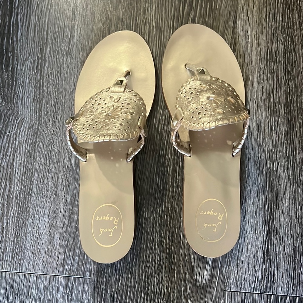 Jack Rogers Women’s Sandals
Platinum color